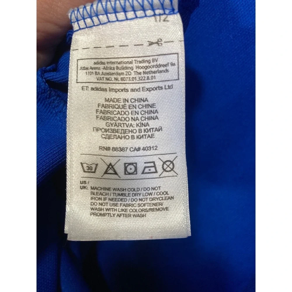 Adidas Golf‎ Mens Climalite Blue Stars Embroidered Polo Shirt P77778 Size M